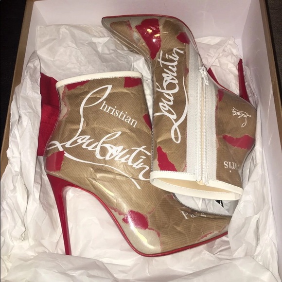 Christian Louboutin Shoes - SOLD ‼️Christian louboutin booties 100mm 38euro